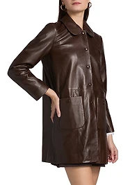Madie Leather Coat