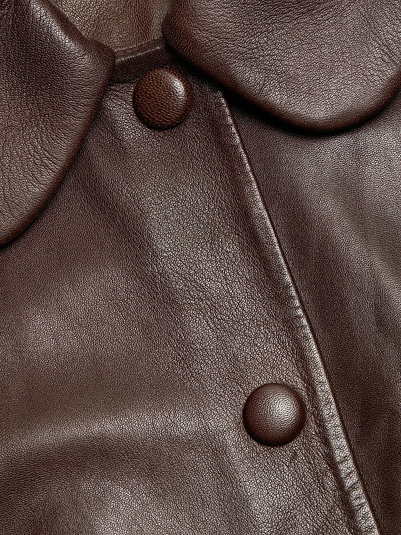 Madie Leather Coat