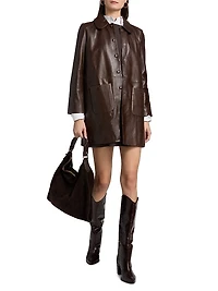 Madie Leather Coat