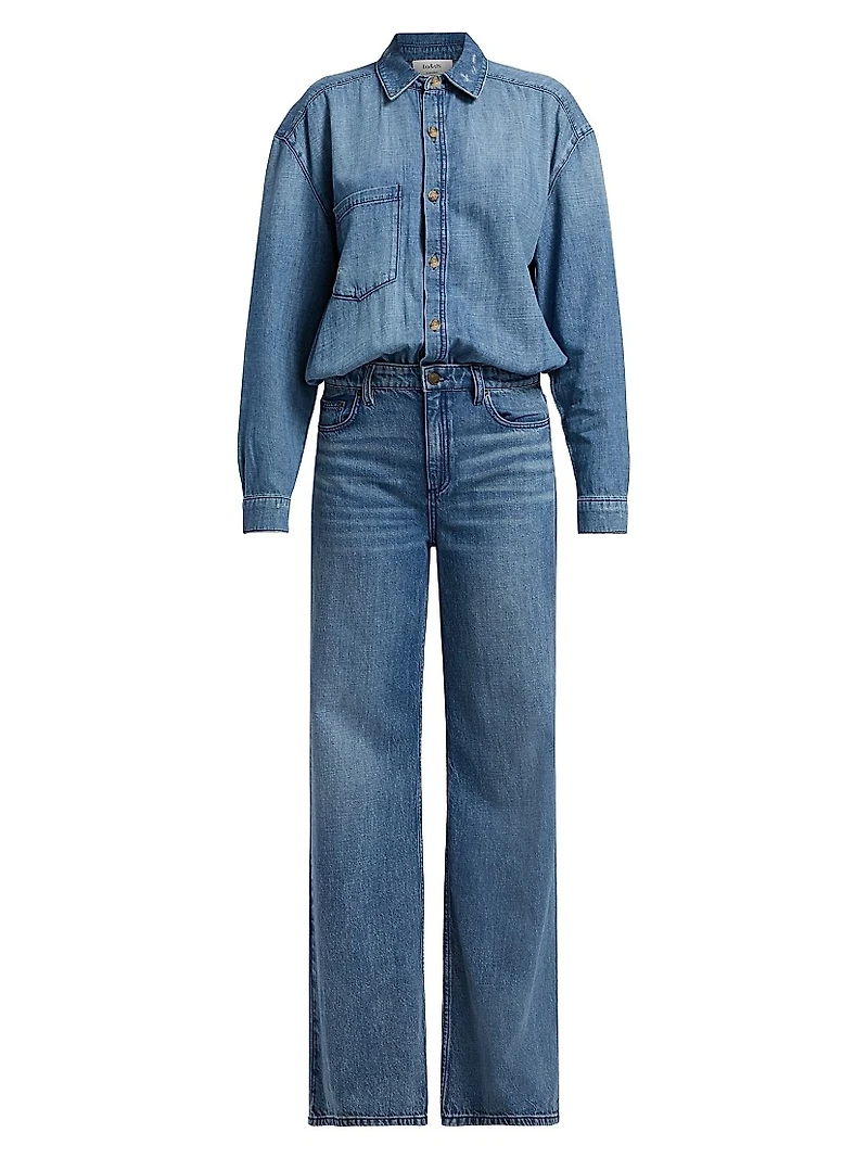 Bloom Denim Jumpsuit