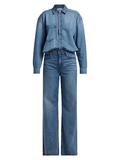 Bloom Denim Jumpsuit