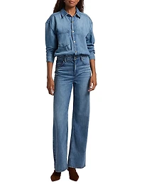 Bloom Denim Jumpsuit