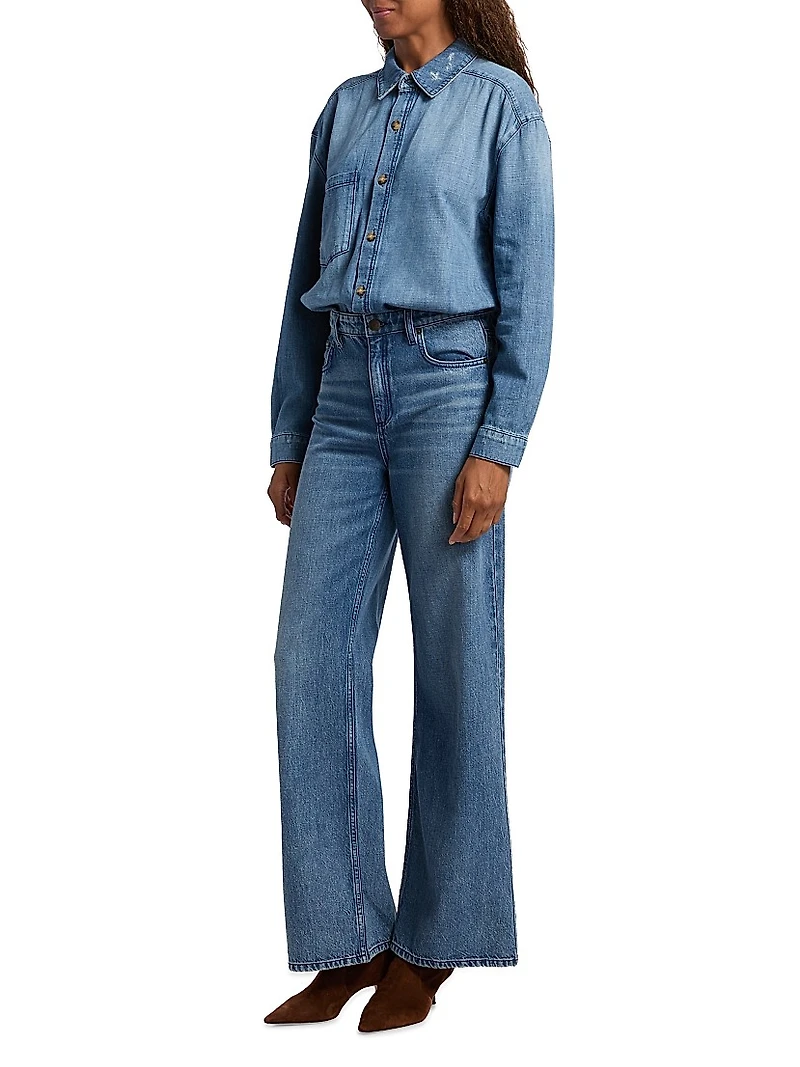 Bloom Denim Jumpsuit