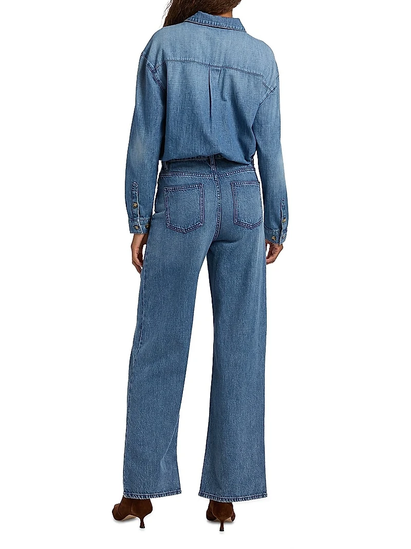 Bloom Denim Jumpsuit
