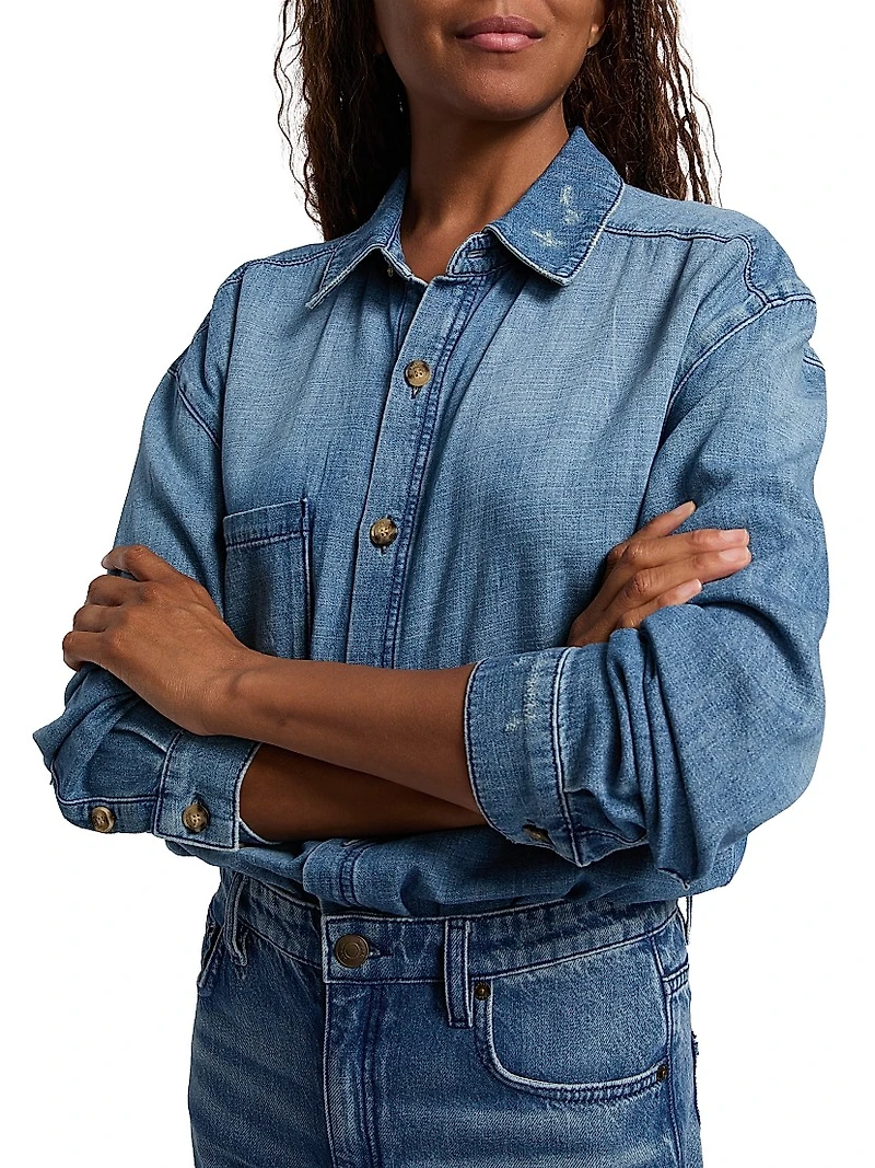 Bloom Denim Jumpsuit