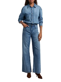 Bloom Denim Jumpsuit