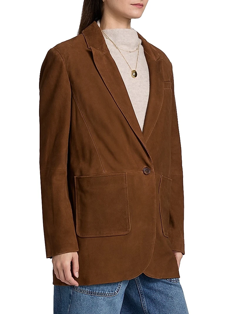 Mosty Leather Blazer