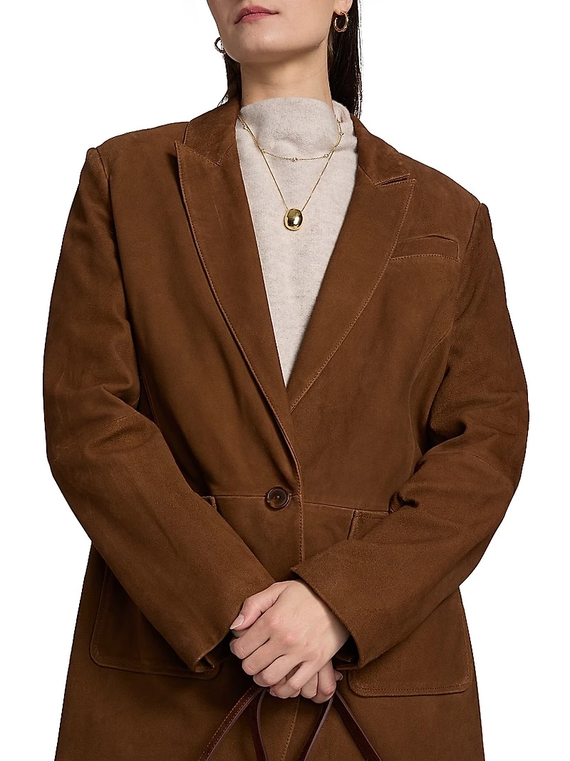 Mosty Leather Blazer