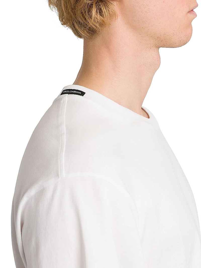 Crewneck Cotton T-Shirt