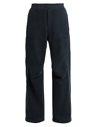 Side-Seam Cotton Sweatpants