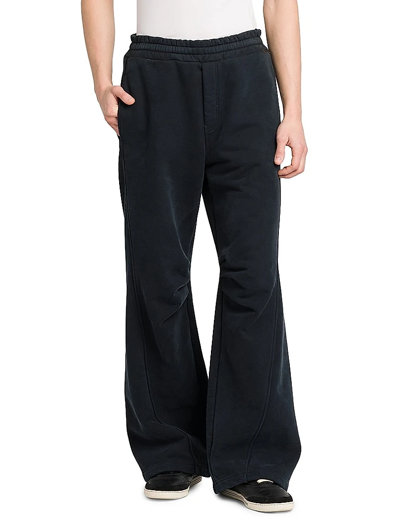 Side-Seam Cotton Sweatpants