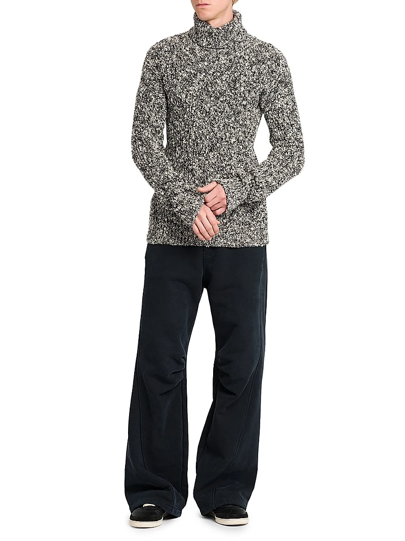 Side-Seam Cotton Sweatpants