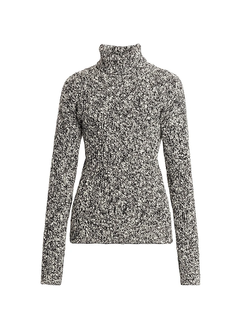 Turtleneck Wool-Blend Sweater