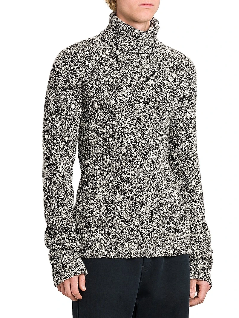 Turtleneck Wool-Blend Sweater