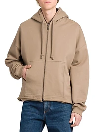 Cotton Zip-Up Hoodie