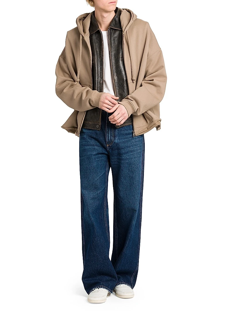 Cotton Zip-Up Hoodie