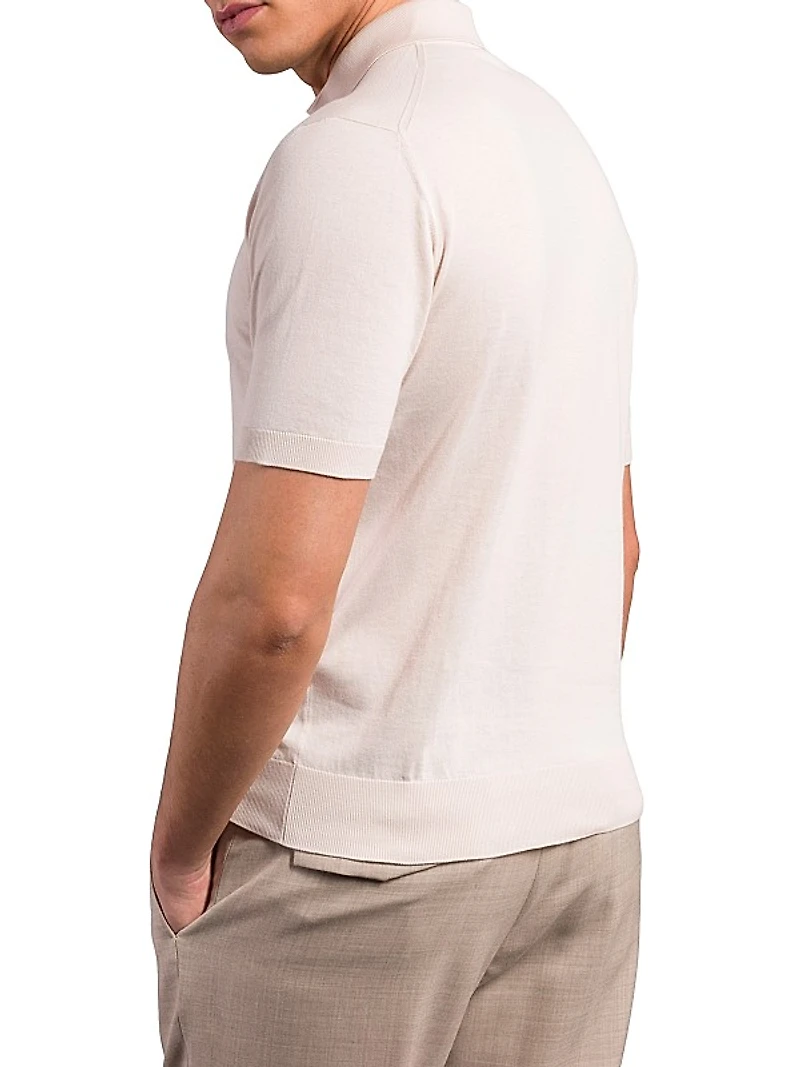 Three Button Polo Shirt