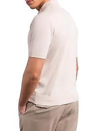 Three Button Polo Shirt
