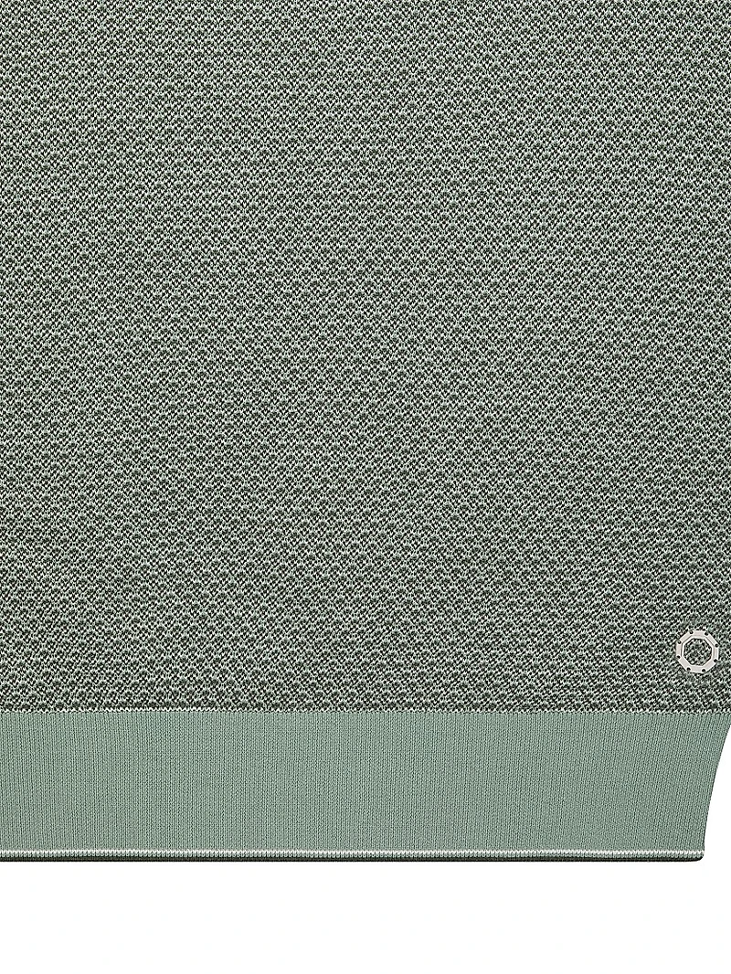 Cotton and Silk Crewneck Sweater