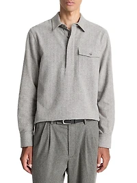 Herringbone Popover Shirt