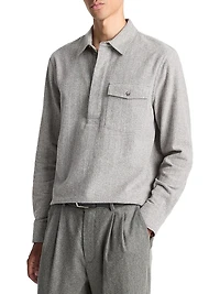 Herringbone Popover Shirt