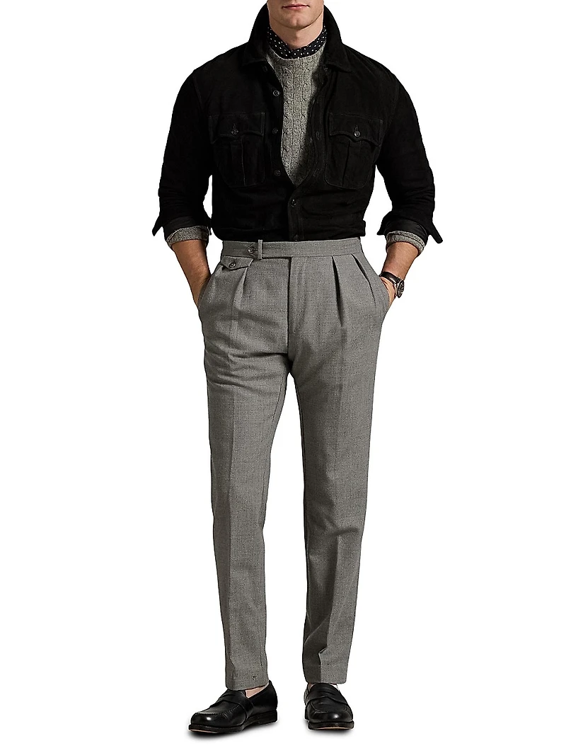 Suede Utility Overshirt