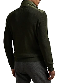 Merino Wool Quarter-Zip Sweater