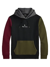 Logo Colorblocked Hoodie