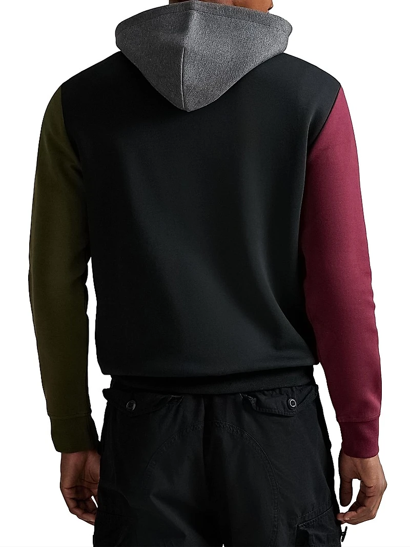 Logo Colorblocked Hoodie