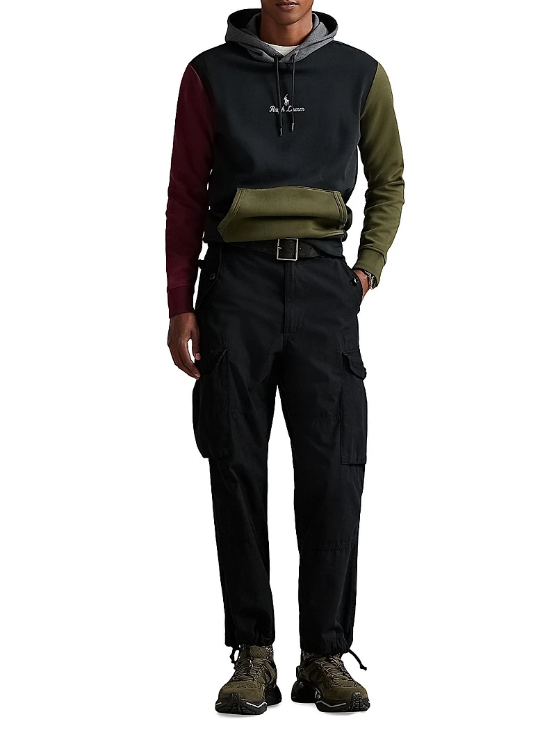 Logo Colorblocked Hoodie