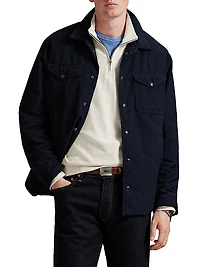 Luxury Textured Quarter-Zip Sweatshirt