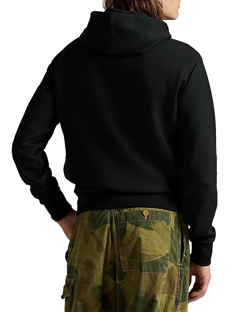 Logo-Embroidered Hoodie