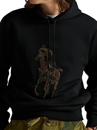 Logo-Embroidered Hoodie