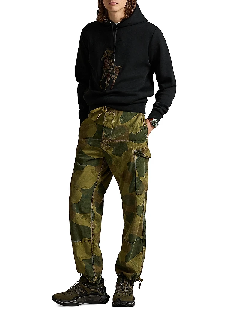 Logo-Embroidered Hoodie