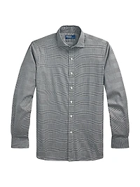 Plaid Cotton Long-Sleeve Shirt
