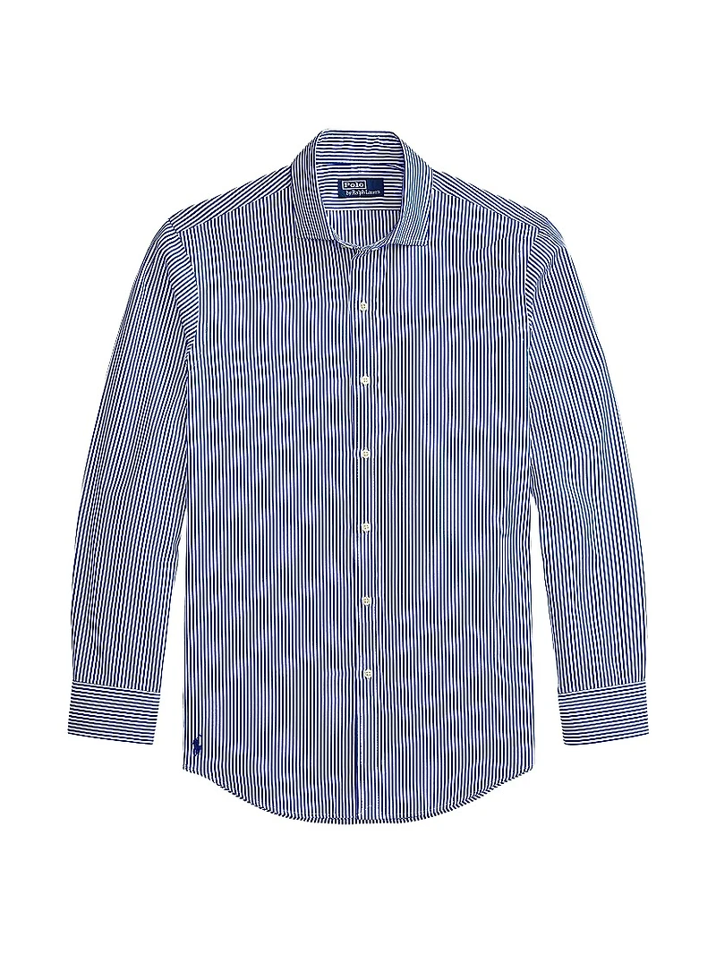 Striped Cotton Poplin Shirt