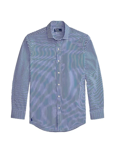 Striped Cotton Poplin Shirt