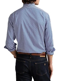 Striped Cotton Poplin Shirt