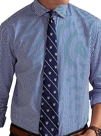 Striped Cotton Poplin Shirt