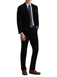 Cotton Corduroy Single-Breasted Blazer