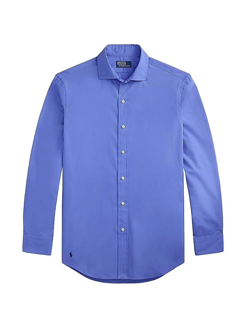 Logo Cotton Long-Sleeve Shirt