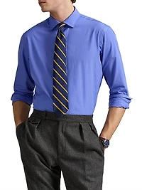 Logo Cotton Long-Sleeve Shirt