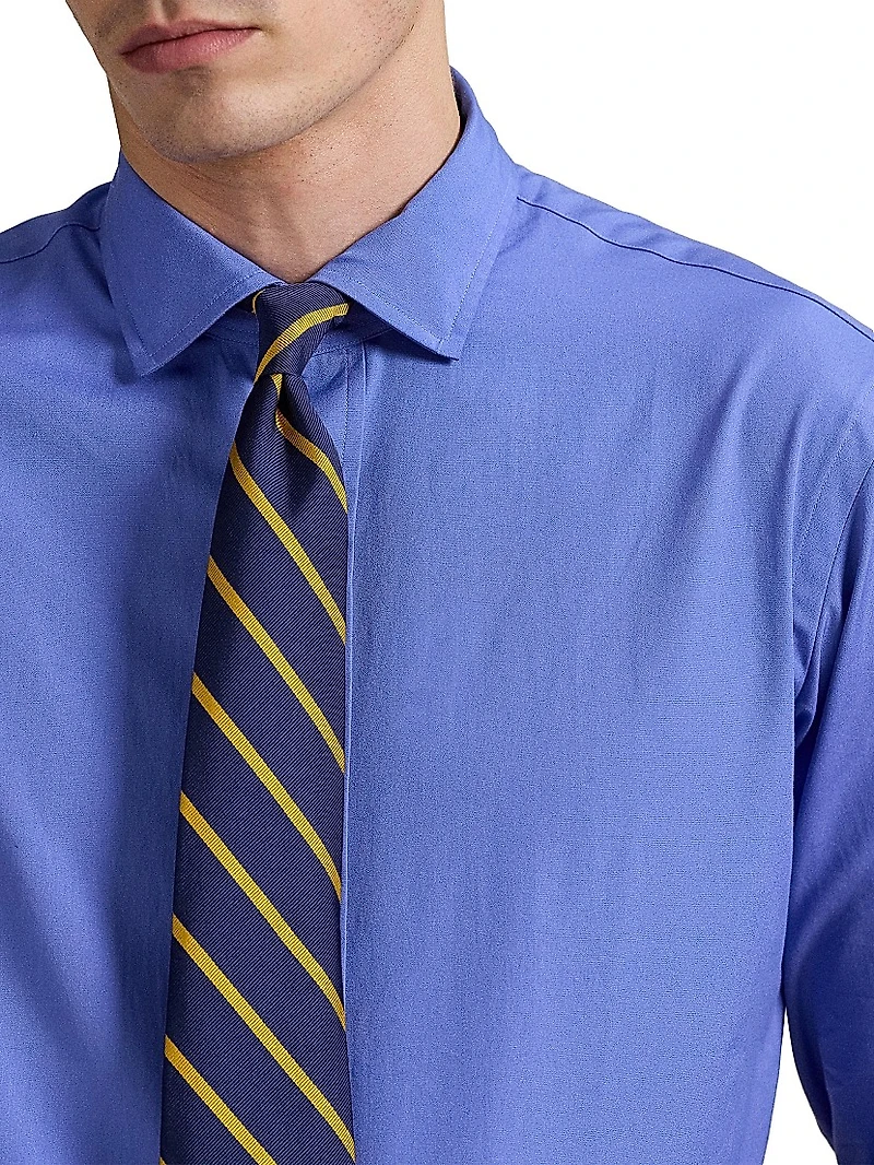 Logo Cotton Long-Sleeve Shirt