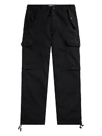 Cotton Straight-Leg Cargo Pants