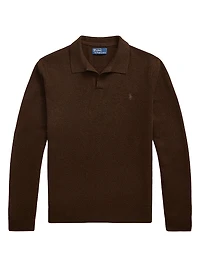 Wool Polo Sweater
