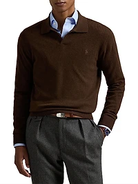 Wool Polo Sweater
