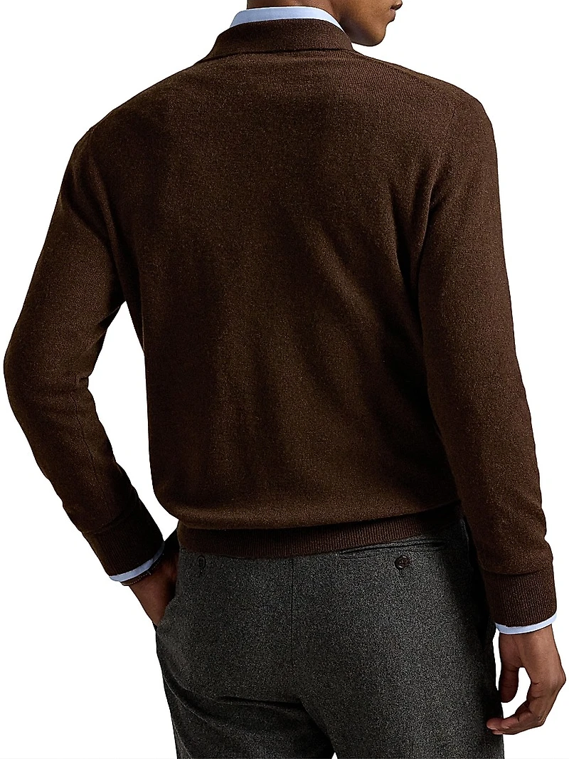 Wool Polo Sweater