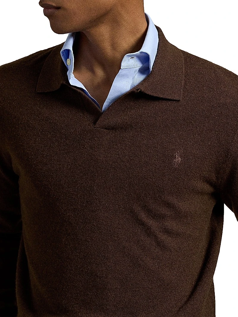 Wool Polo Sweater