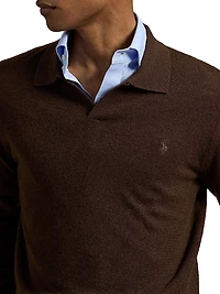 Wool Polo Sweater