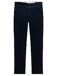 Corduroy Straight-Leg Pants